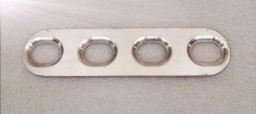 1,8T Plenum Flanschplatte für Ansaugbrücke mit gefrästen Einlaufradien